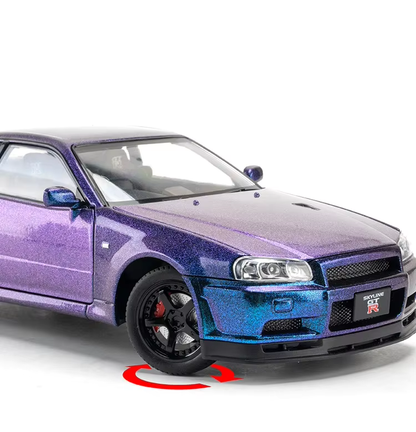 Nissan Skyline GTR-R34 Model 1:24